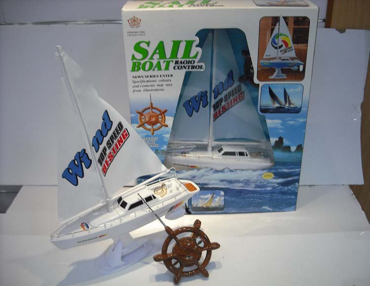 二通遥控帆船不包电 758C